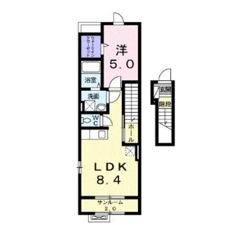 リトル　ヴィレッジの物件間取画像